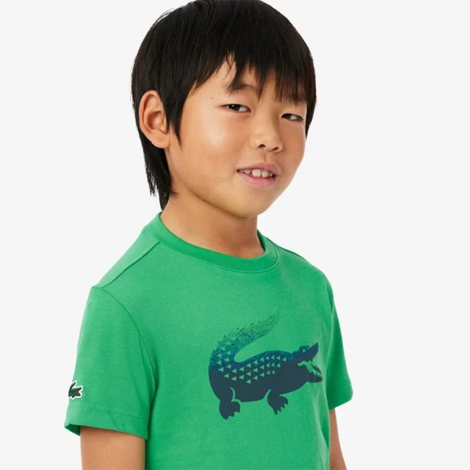Παιδικό T-shirt Lacoste X Daniil Medvedev Ultra Dry Παιδικό T-shirt Lacoste X Daniil Medvedev Ultra Dry