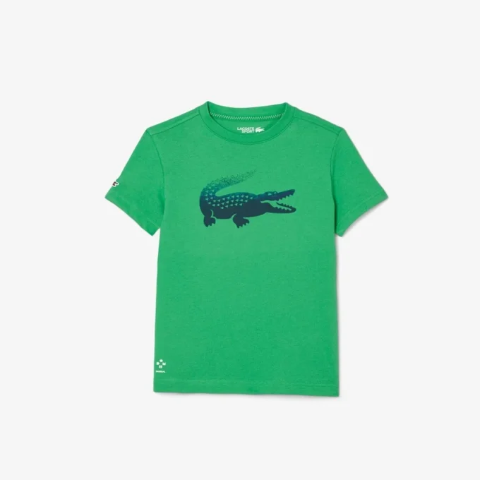 Παιδικό T-shirt Lacoste X Daniil Medvedev Ultra Dry Παιδικό T-shirt Lacoste X Daniil Medvedev Ultra Dry