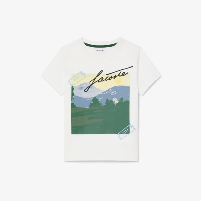 Παιδικό βαμβακερό T-shirt με τύπωμα Παιδικό βαμβακερό T-shirt με τύπωμα