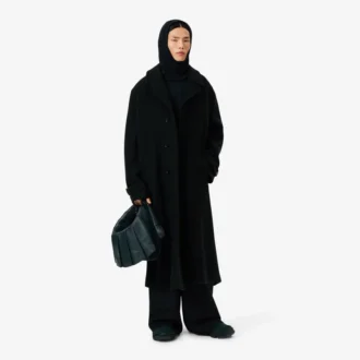 Παλτό από βρασμένο μαλλί Runway