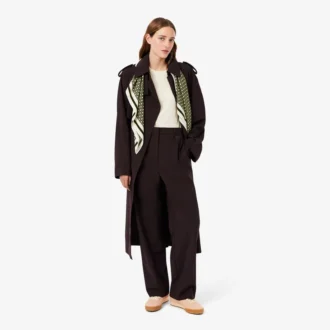 Παντελόνι από μείγμα μαλλιού σε oversized γραμμή