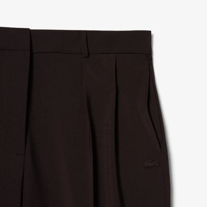 Παντελόνι από μείγμα μαλλιού σε oversized γραμμή Παντελόνι από μείγμα μαλλιού σε oversized γραμμή