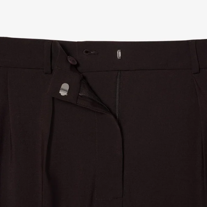 Παντελόνι από μείγμα μαλλιού σε oversized γραμμή Παντελόνι από μείγμα μαλλιού σε oversized γραμμή