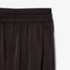 Παντελόνι από σατέν με ελαστική μέση και oversize γραμμή Παντελόνι από σατέν με ελαστική μέση και oversize γραμμή