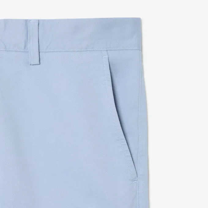 Παντελόνι Chino από ελαστικό τβίλ με στενή γραμμή