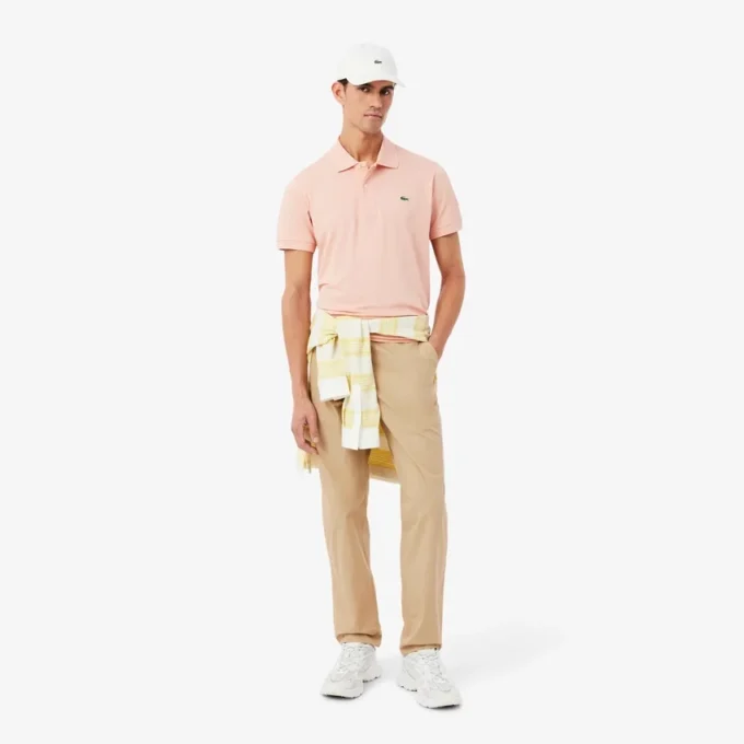 Παντελόνι Chino από βαμβακερό twill με κανονική εφαρμογή
