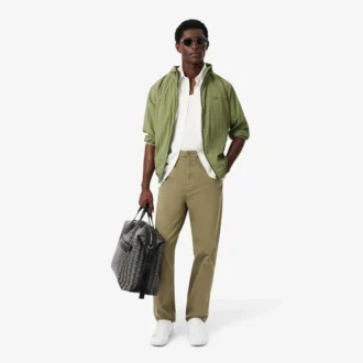 Παντελόνι Chino από βαμβακερό twill με κανονική εφαρμογή