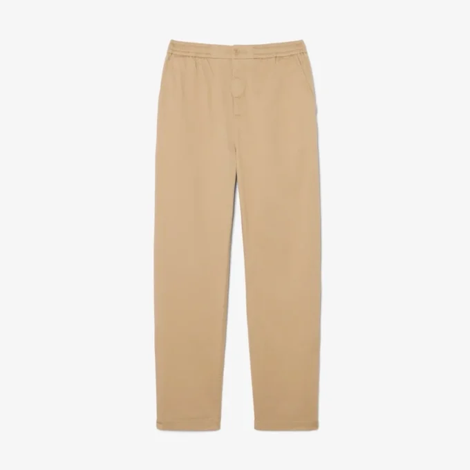 Παντελόνι Chino από βαμβακερό twill με κανονική εφαρμογή Παντελόνι Chino από βαμβακερό twill με κανονική εφαρμογή