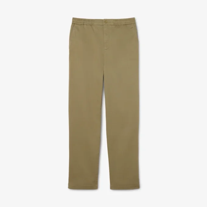 Παντελόνι Chino από βαμβακερό twill με κανονική εφαρμογή Παντελόνι Chino από βαμβακερό twill με κανονική εφαρμογή