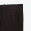 Παντελόνι κοστουμιού από βαμβάκι με ρίγες και ίσια γραμμή Παντελόνι κοστουμιού από βαμβάκι με ρίγες και ίσια γραμμή