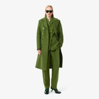 Παντελόνι Runway Straight Fit από μαλλί Slub