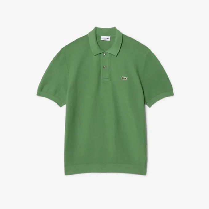 Πλεκτή Polo Μπλούζα κλασικής εφαρμογής Πλεκτή Polo Μπλούζα κλασικής εφαρμογής