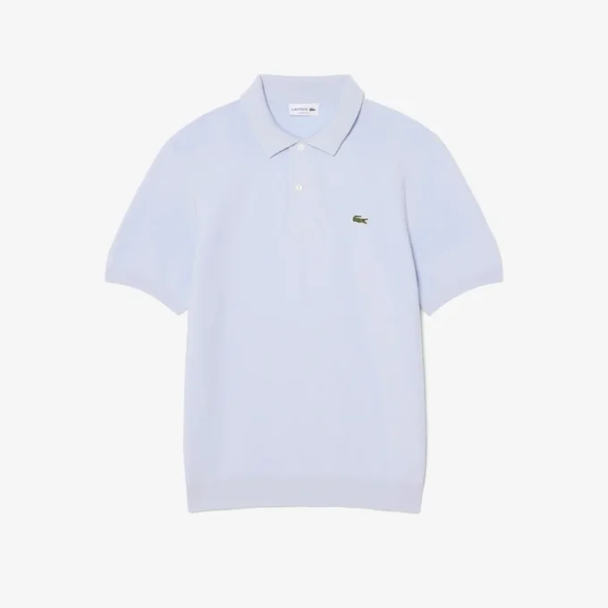 Πλεκτή Polo Μπλούζα κλασικής γραμμής Πλεκτή Polo Μπλούζα κλασικής γραμμής