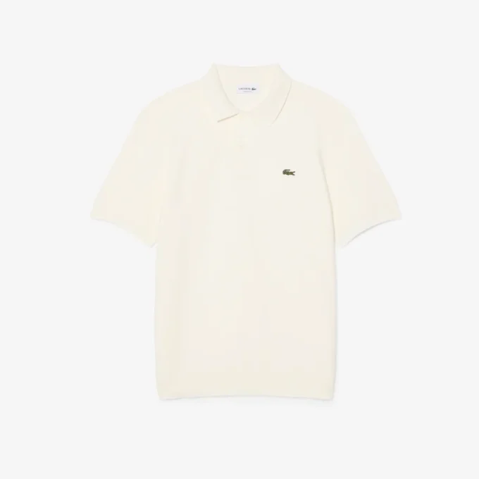 Πλεκτή Polo Μπλούζα κλασικής γραμμής Πλεκτή Polo Μπλούζα κλασικής γραμμής