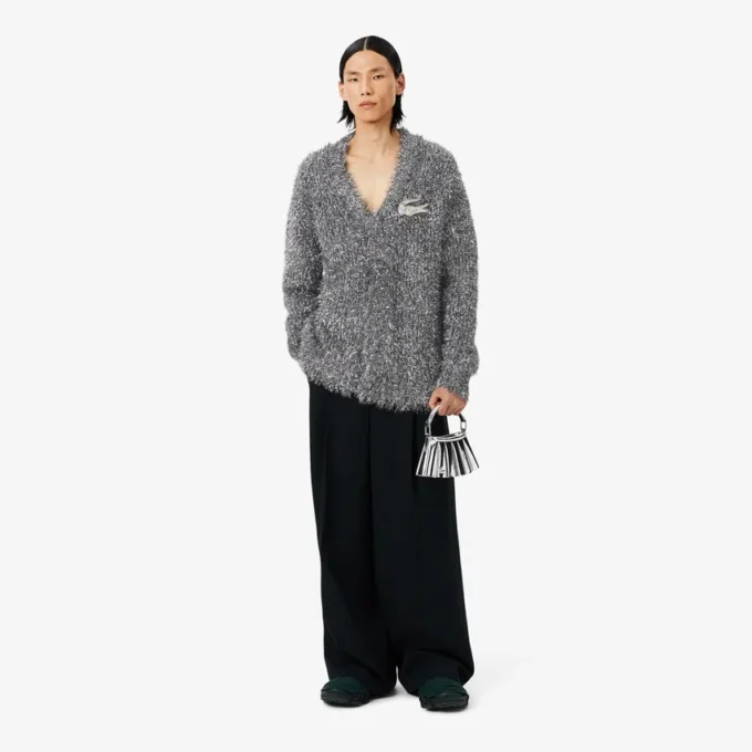 Πλεκτό ζακέτο Runway Lurex