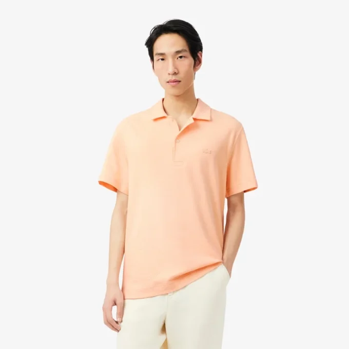 Πόλο Classic Fit με υφή Πόλο Classic Fit με υφή