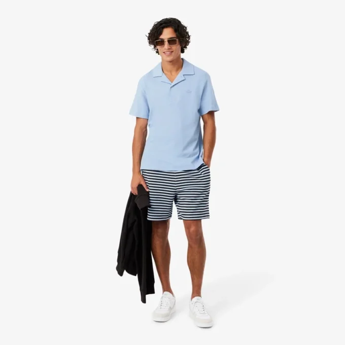 Πόλο Classic Fit με υφή Πόλο Classic Fit με υφή