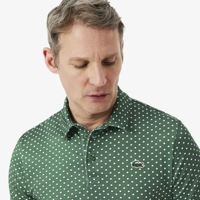 Πόλο γκολφ με κανονική εφαρμογή και τύπωμα Πόλο γκολφ με κανονική εφαρμογή και τύπωμα