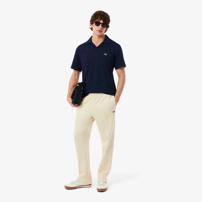Πόλο κλασικής γραμμής από βαμβάκι και λινό Πόλο κλασικής γραμμής από βαμβάκι και λινό