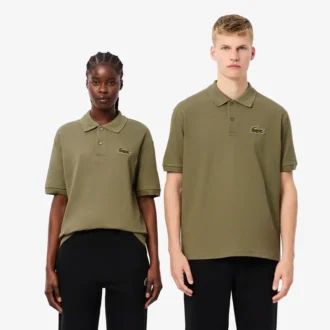Πολό L.12.12 Piqua Badge Unisex με φαρδιά γραμμή