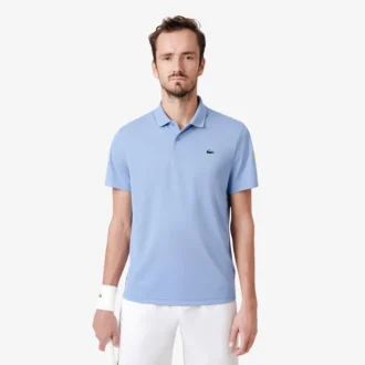 Πόλο Lacoste Tennis X Daniil Medvedev Polo Μπλούζες