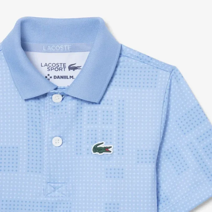 Πόλο Lacoste Tennis X Daniil Medvedev Polo Μπλούζες