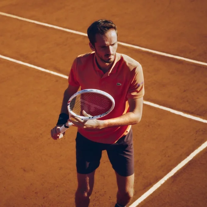 Πόλο Lacoste Tennis X Daniil Medvedev Polo Μπλούζες Πόλο Lacoste Tennis X Daniil Medvedev Polo Μπλούζες