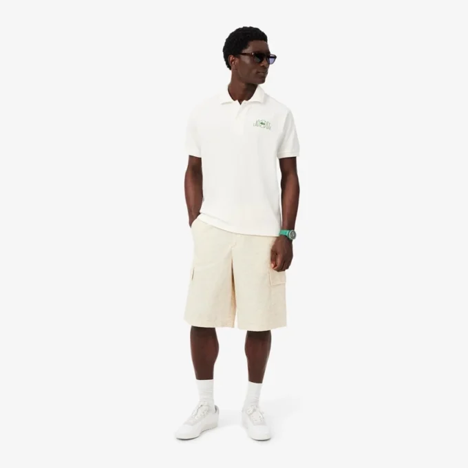 Πolo Μπλούζα Classic Fit με γραφικό λογότυπο Πolo Μπλούζα Classic Fit με γραφικό λογότυπο