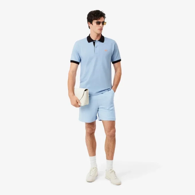 Πolo Μπλούζα Classic Fit με ραβδώσεις σε αντίθεση Πolo Μπλούζα Classic Fit με ραβδώσεις σε αντίθεση