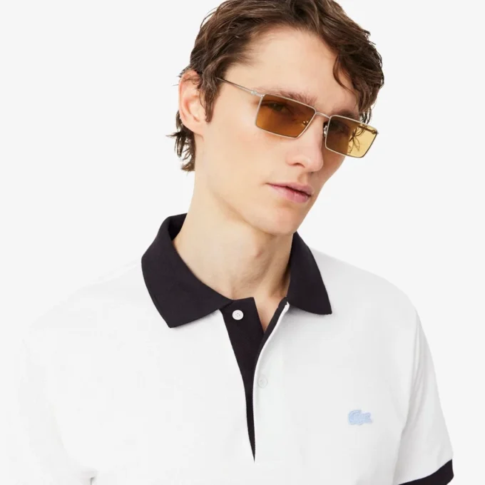Πolo Μπλούζα Classic Fit με ραβδώσεις σε αντίθεση Πolo Μπλούζα Classic Fit με ραβδώσεις σε αντίθεση