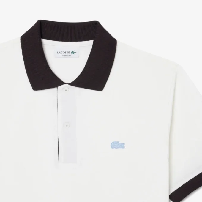 Πolo Μπλούζα Classic Fit με ραβδώσεις σε αντίθεση Πolo Μπλούζα Classic Fit με ραβδώσεις σε αντίθεση