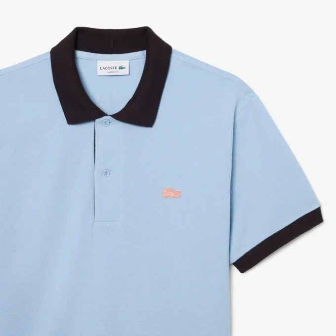Πolo Μπλούζα Classic Fit με ραβδώσεις σε αντίθεση Πolo Μπλούζα Classic Fit με ραβδώσεις σε αντίθεση