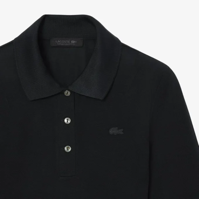Πolo Runway Slim Fit από μετάξι Mini-Piqua Πolo Runway Slim Fit από μετάξι Mini-Piqua