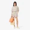 Πουκάμισο από μείγμα λινού και βαμβακιού σε oversized γραμμή Πουκάμισο από μείγμα λινού και βαμβακιού σε oversized γραμμή