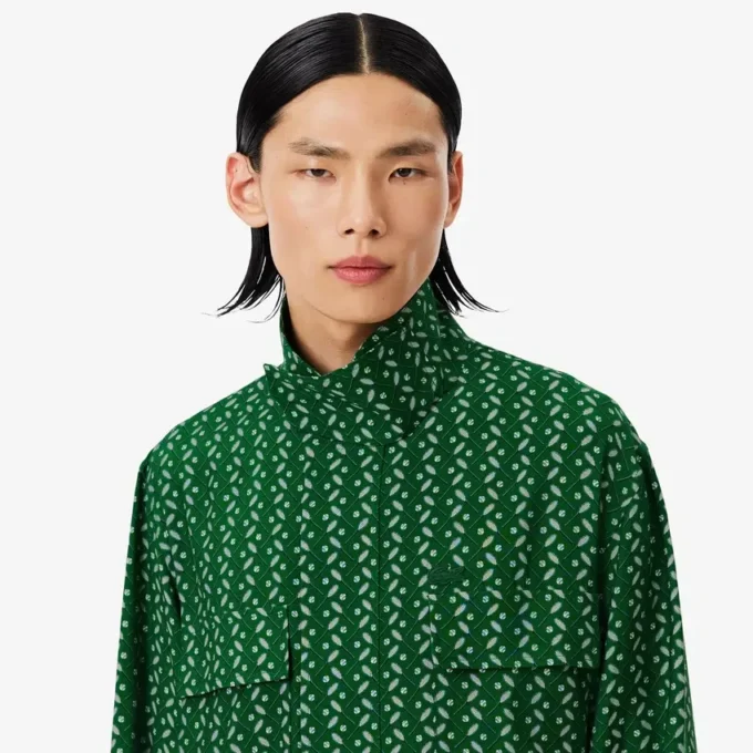 Πουκάμισο Runway Regular Fit με τυπωμένο σχέδιο από σατέν Πουκάμισο Runway Regular Fit με τυπωμένο σχέδιο από σατέν