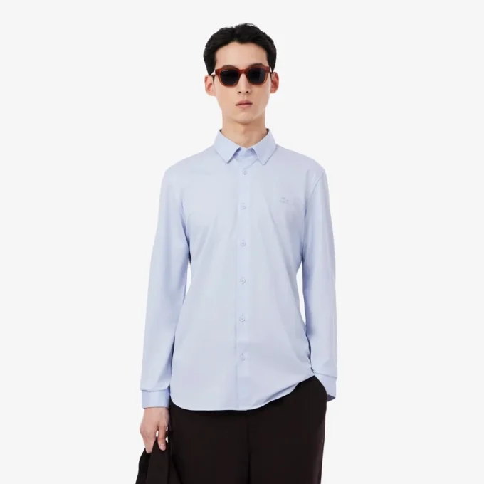 Πουκάμισο Slim Fit από μείγμα βαμβακιού και ύφασμα The Blend Πουκάμισο Slim Fit από μείγμα βαμβακιού και ύφασμα The Blend