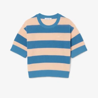 Ριγέ πλεκτό T-shirt