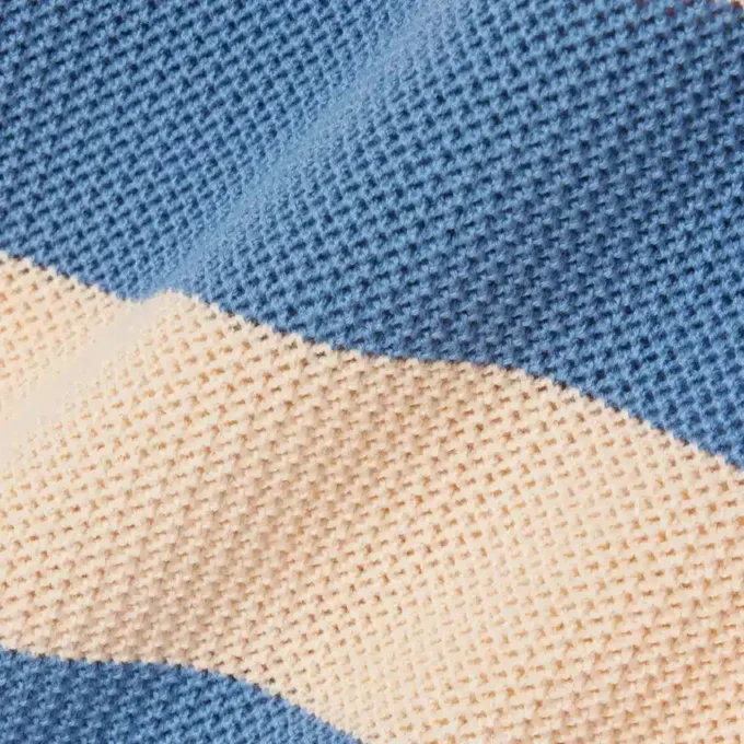 Ριγέ πλεκτό T-shirt Ριγέ πλεκτό T-shirt