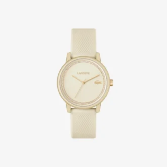 Ρολόι Lacoste.12.12 Go 3 Hands Champagne από σιλικόνη