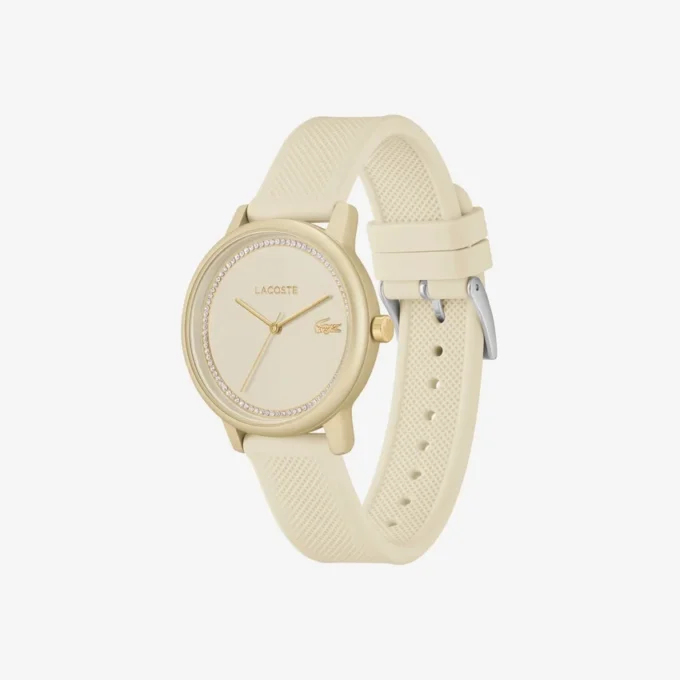 Ρολόι Lacoste.12.12 Go 3 Hands Champagne από σιλικόνη Ρολόι Lacoste.12.12 Go 3 Hands Champagne από σιλικόνη