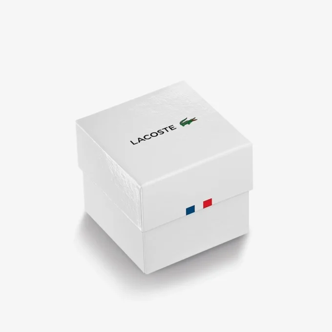 Lacoste.12.12 Ρολόι με 3 δείκτες, μαύρο σιλικόνη Lacoste.12.12 Ρολόι με 3 δείκτες, μαύρο σιλικόνη