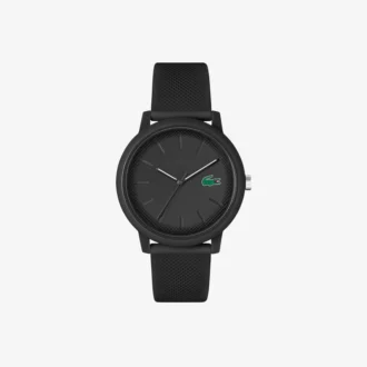 Ρολόι Lacoste.12.12 με μαύρο λουράκι από σιλικόνη