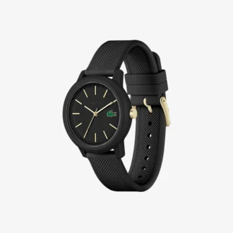 Ρολόι Lacoste.12.12 με μαύρο λουράκι από σιλικόνη