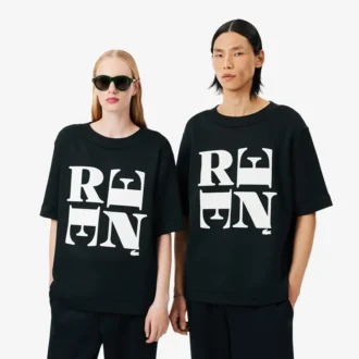 Σατέν T-shirt με γραφικά Runway