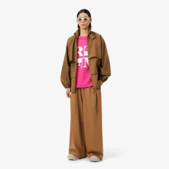 Σατέν T-shirt με γραφικά Runway