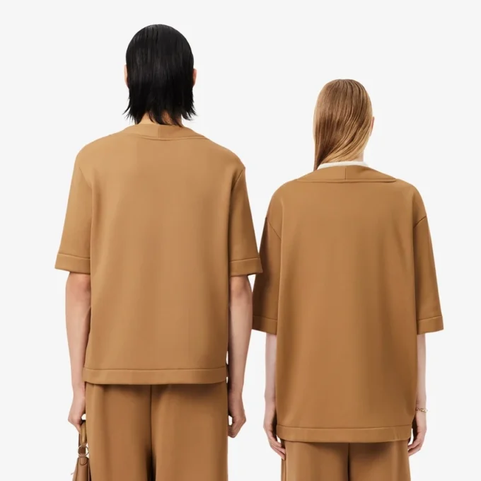 Σατέν T-shirt με γραφικά Runway Σατέν T-shirt με γραφικά Runway