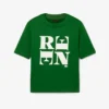 Σατέν T-shirt με γραφικά Runway Σατέν T-shirt με γραφικά Runway