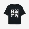 Σατέν T-shirt με γραφικά Runway Σατέν T-shirt με γραφικά Runway