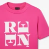 Σατέν T-shirt με γραφικά Runway Σατέν T-shirt με γραφικά Runway