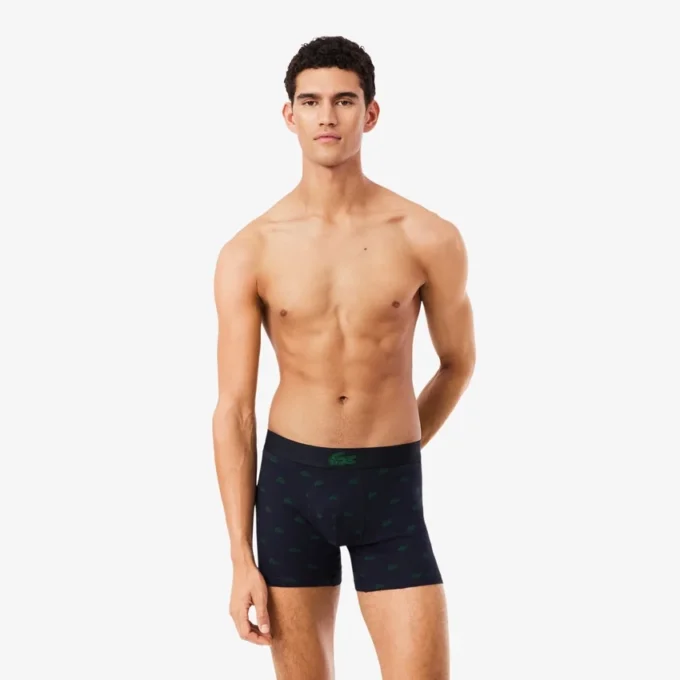 Σετ 3 ελαστικών βαμβακερών μποξεράκια με τύπωμα